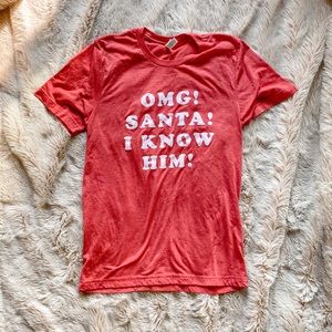 NWOT Christmas graphic tee (ELF)